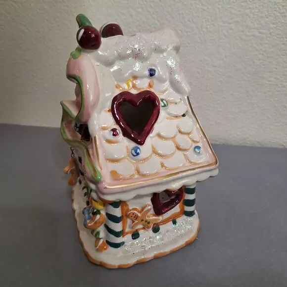 Blue Sky Clayworks Christmas Gingerbread House MOM'S COOKIE COTTAGE Tea Light - Picture 3 of 8
